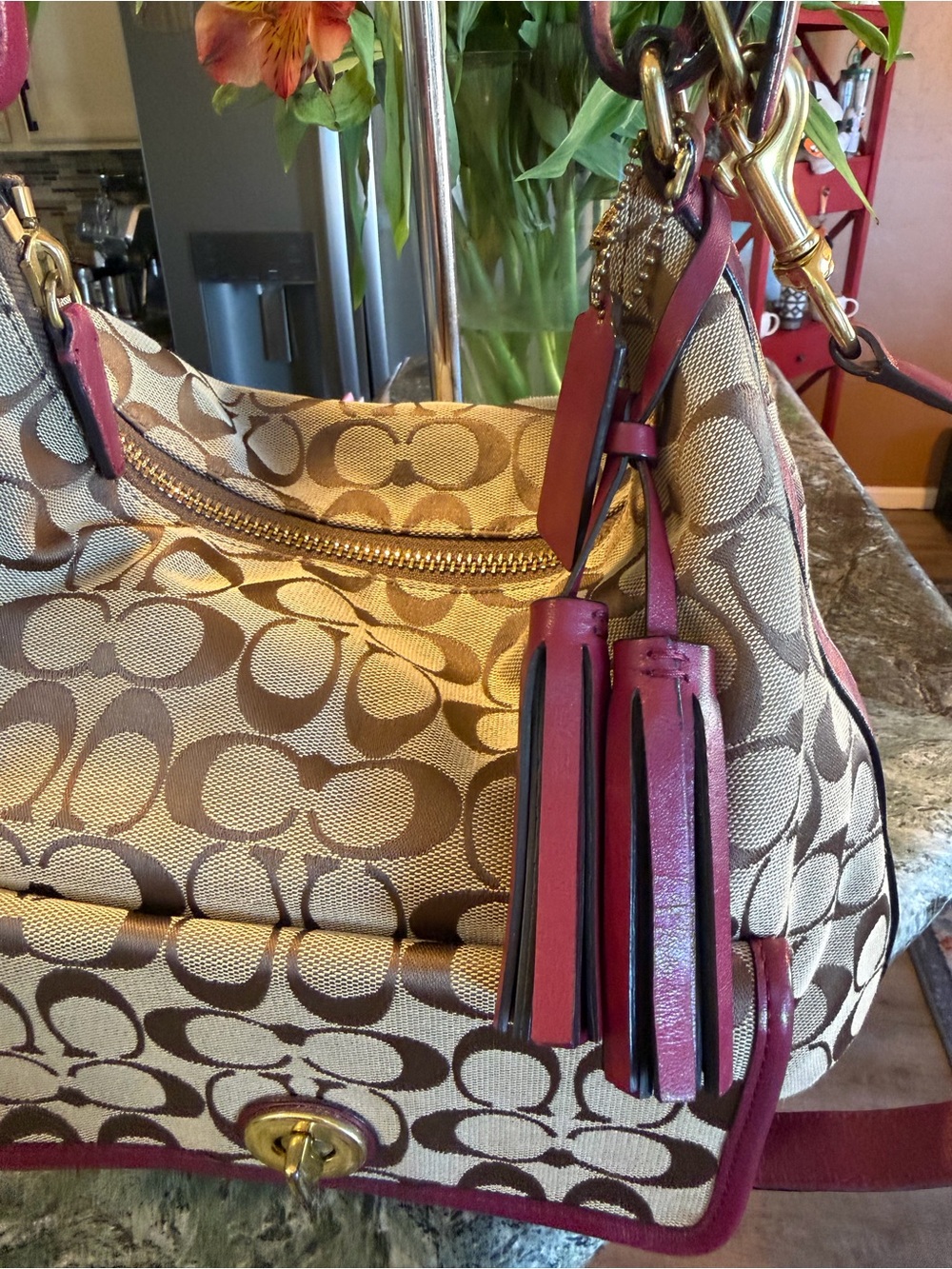 Coach Legacy Courtney Signature Hobo Bag - Picture 3 of 5
